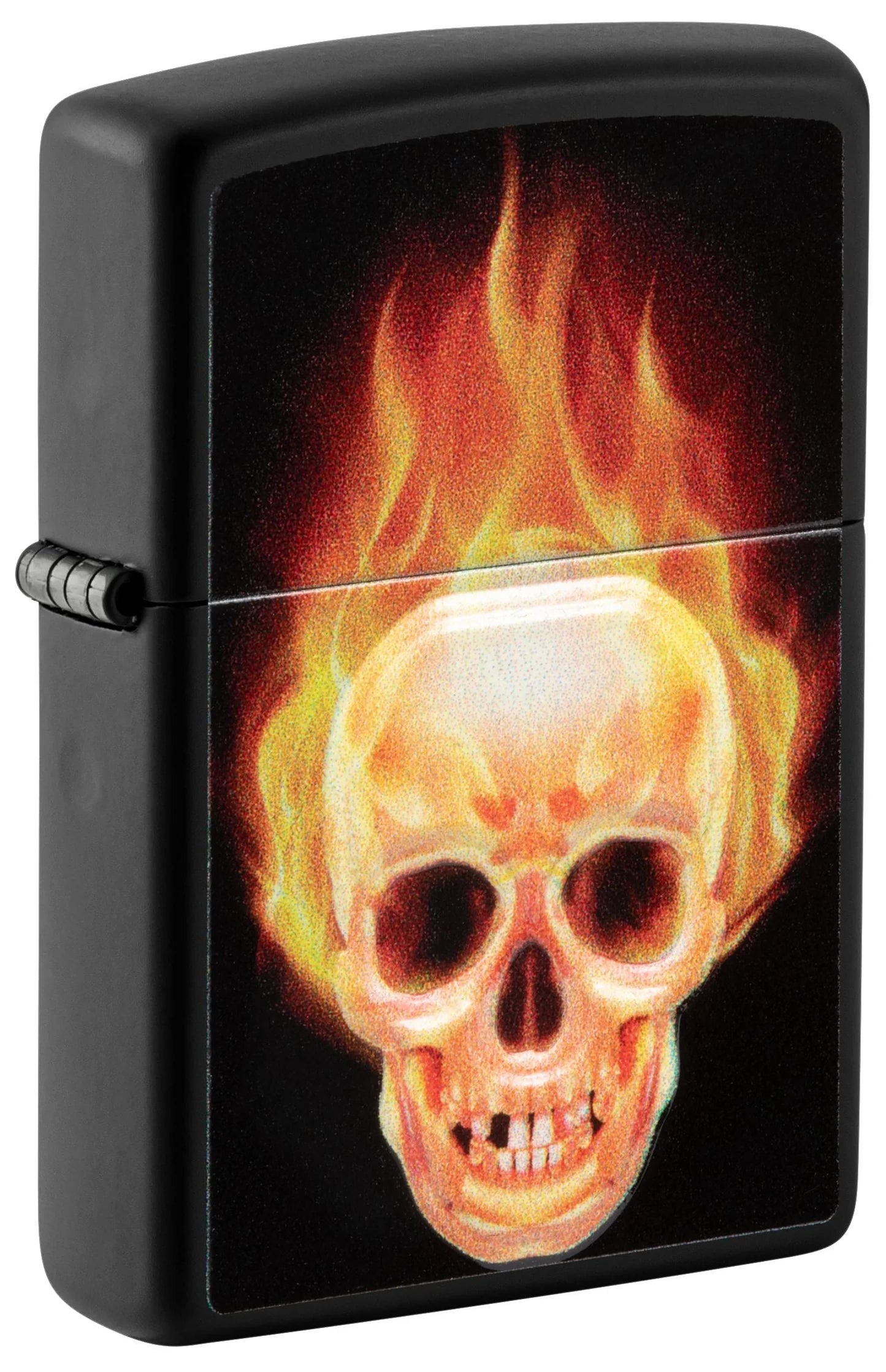 Zippo - 218 Flaming Skull Design