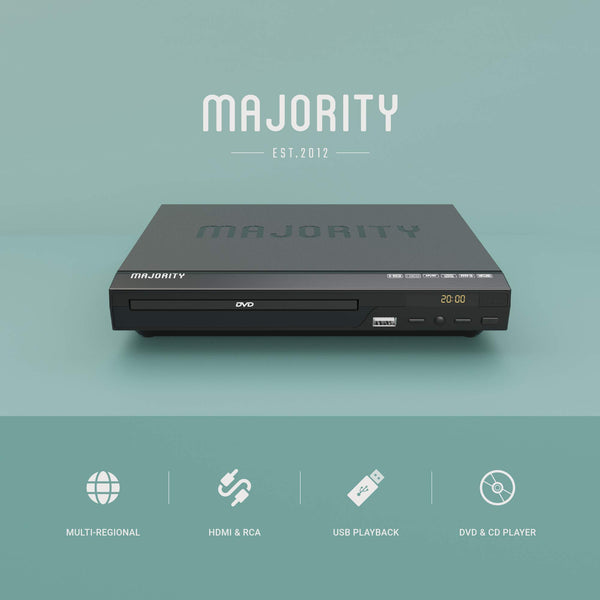 Majority Multi-Region DVD & CD Player