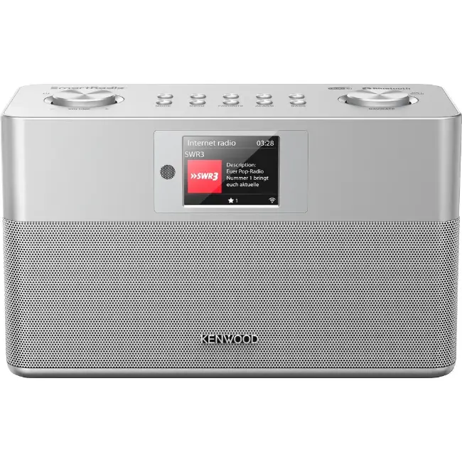 Kenwood FM-RDS/DAB+ Compact Smart Radio - Black (CRST100SB)
