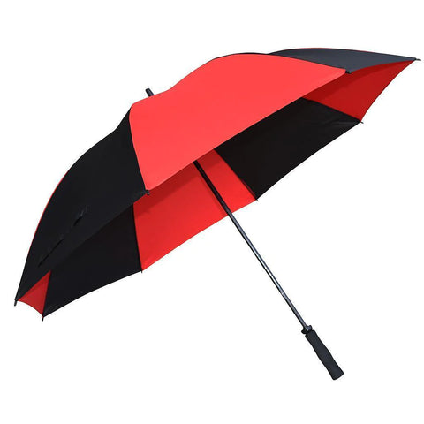 Fibreglass Golf Umbrella (Black/Red, 30")