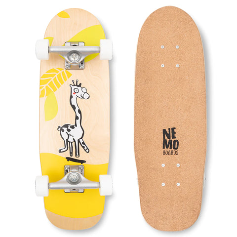 Nemo Boards Korkgrip Giraffe Nature Kid's Skateboard