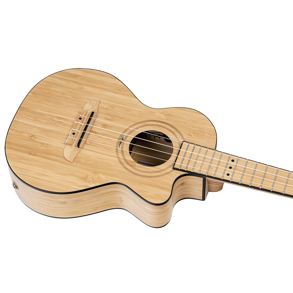 Ortega Timber Series Acoustic-Electric Tenor Ukulele - Natural (RUNAB-TE)
