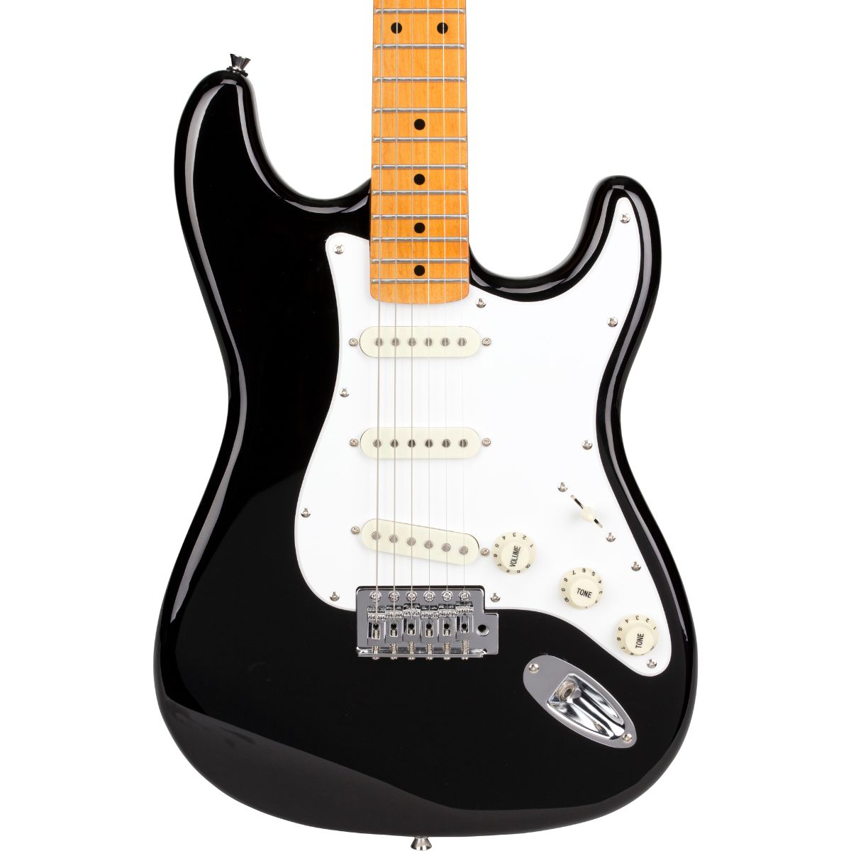 SX Vintage Series SST57 Electric Guitar Pack - Black inc. Gig Bag