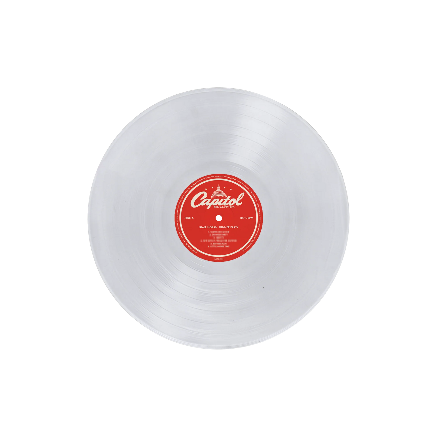 Niall Horan - Dinner Party LP (Wine Glass Clear Vinyl)