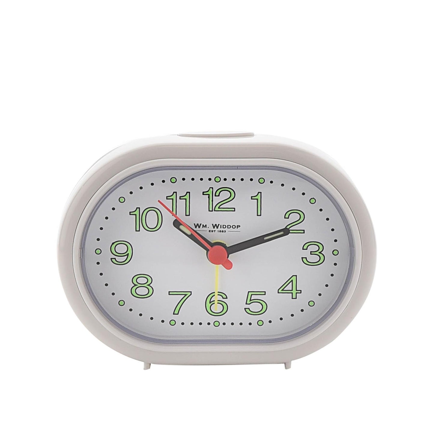 Wm.Widdop Black Alarm Clock (5155)