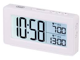 Trevi Digital Alarm Clock - White (SLD 3P40)