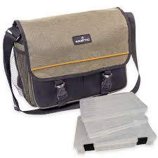 Kinetic Fishing Bag w/3 Boxes 12Ltr - Moss Green