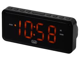 Trevi Digital Alarm Clock - Black (EC882)