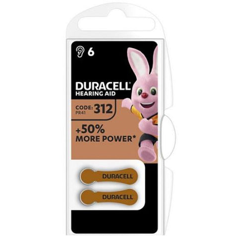 Duracell Hearing Aid Batteries 312 / PR41