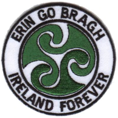 Irish Embroidered Patches