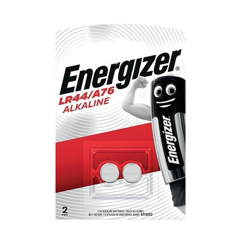 Energizer LR44/A76 Alkaline Batteries (Pack of 2)