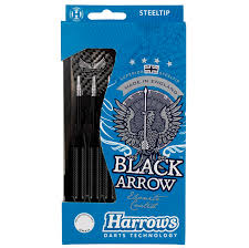 Harrows Black Arrow Darts - Steel Tip Darts