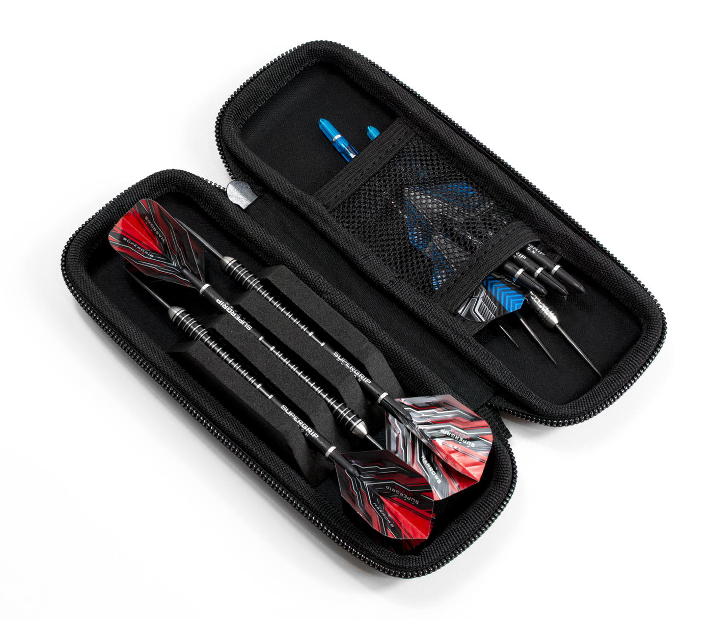 Harrows Blaze Fire 3 Dart Case - Black/Aqua