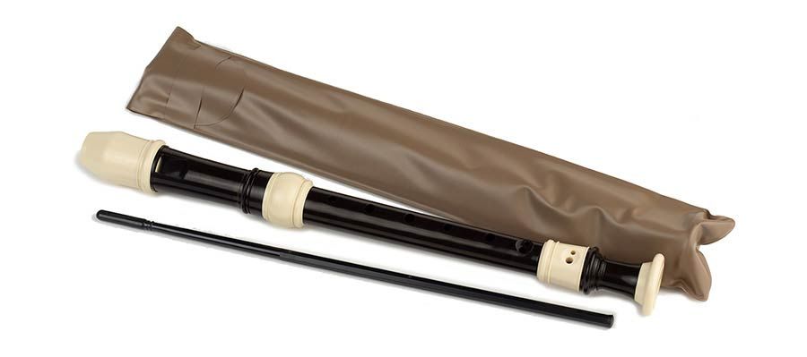 Boston Soprano Recorder with Cleaning Rod & Case BREC-30-B