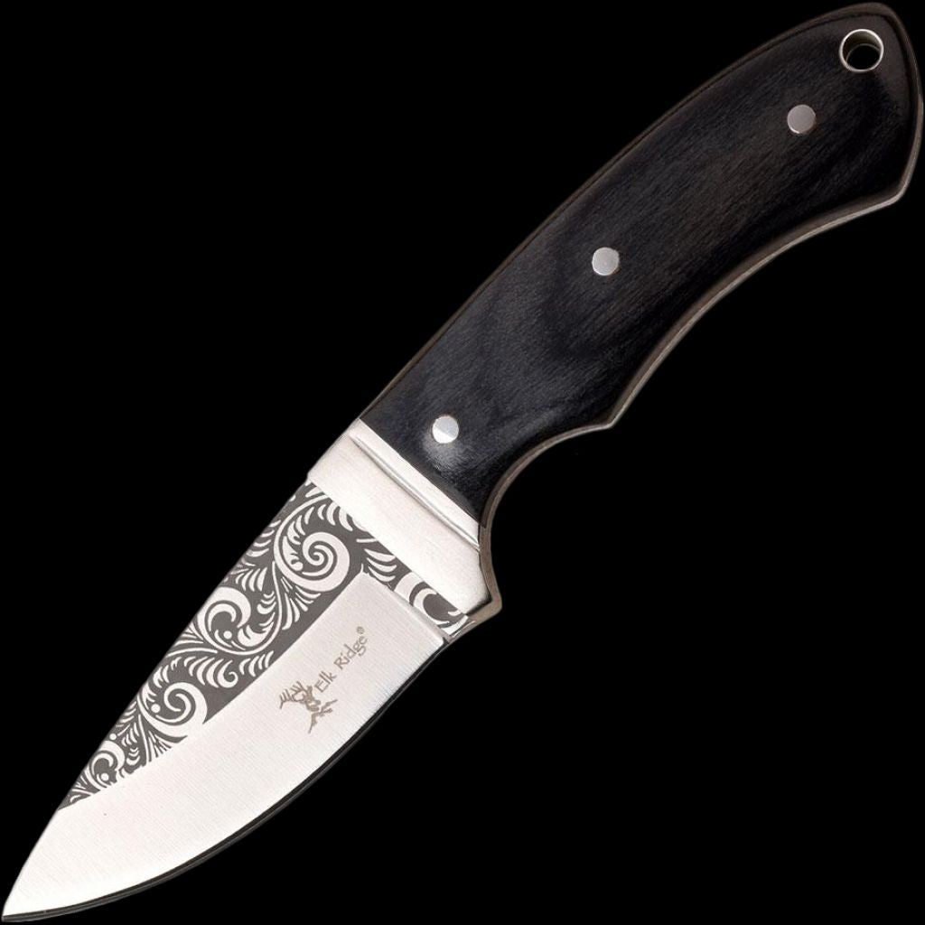Elk Ridge Fixed Blade Knife (ER-200-18BK)
