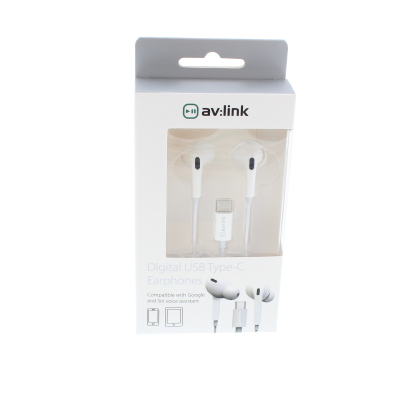 av:link Digital USB Type-CHeadphones w/ Microphone