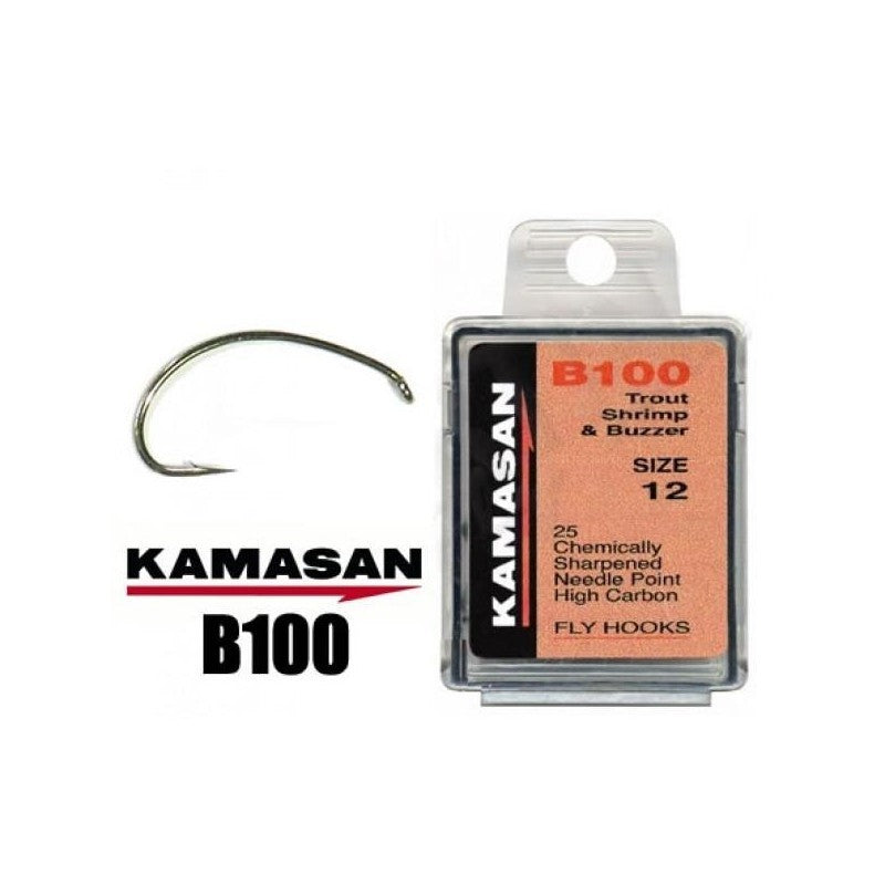 Kamasan B100 Fly Tying Hooks