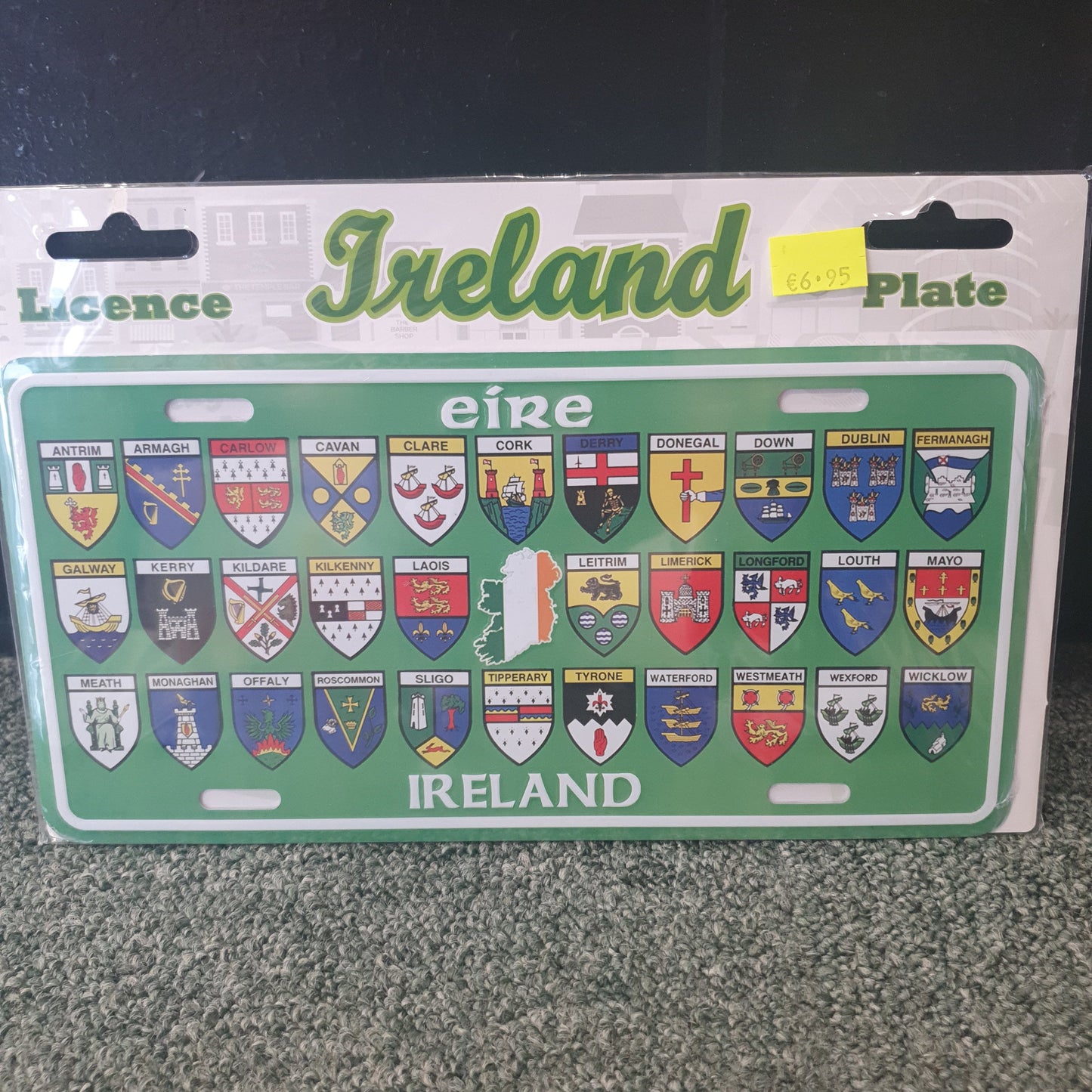 American Car Ireland Souvenir Licence Plates