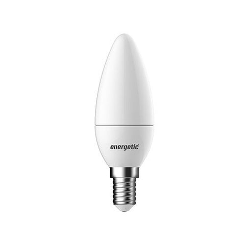Energetic 4.9W = 40W LED Candle Bulb SES/E14 A60 2700K