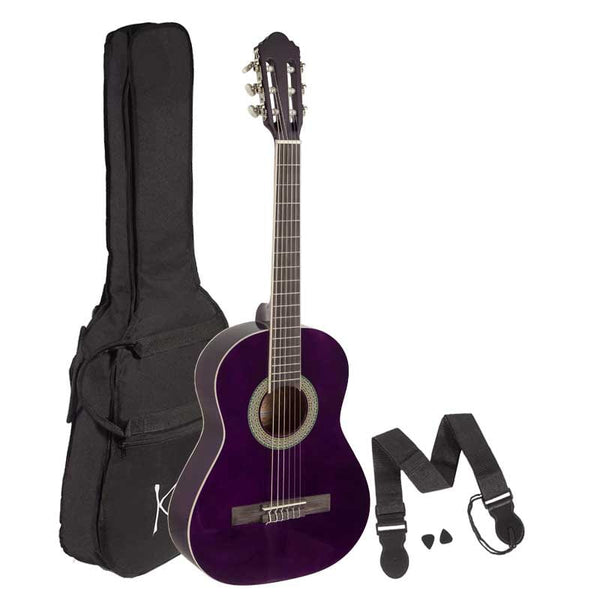 Koda 1/2 Classical Guitar Kit, nylon strings, spruce top, basswood B&S, 5mm gig bag, strap & picks included