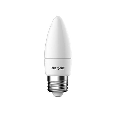 Energetic 4.9W = 40W LED Candle Bulb ES/E27 A60 2700K