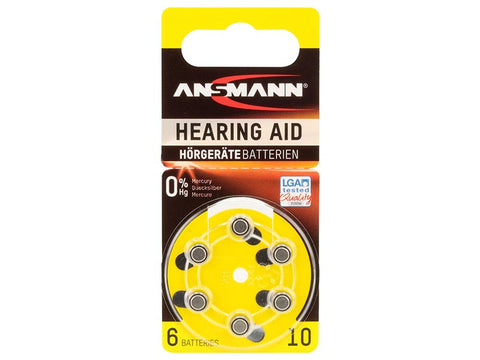 Ansmann 10 Hearing Aid Battery