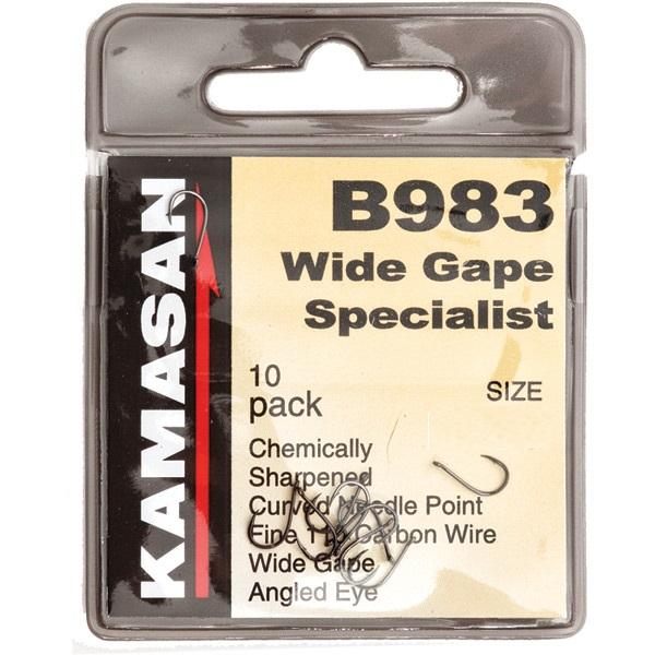 Kamasan Wide Gape Specialist B983 Hooks
