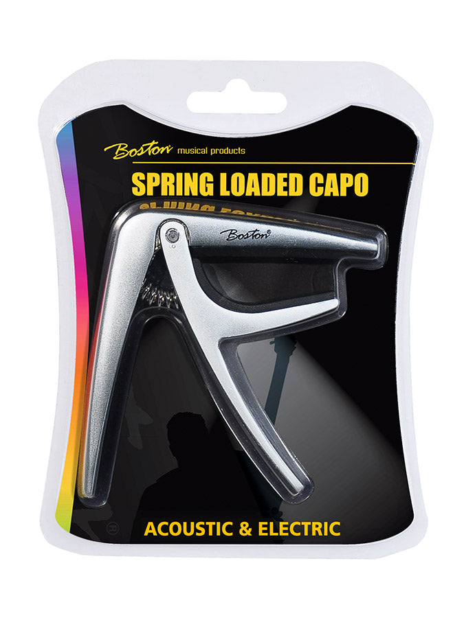 Boston Spring Loaded Capo for Acoustic & Electric