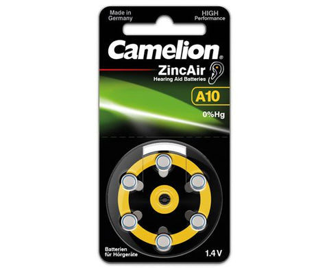 Camelion A10 Hearing Aid Battery