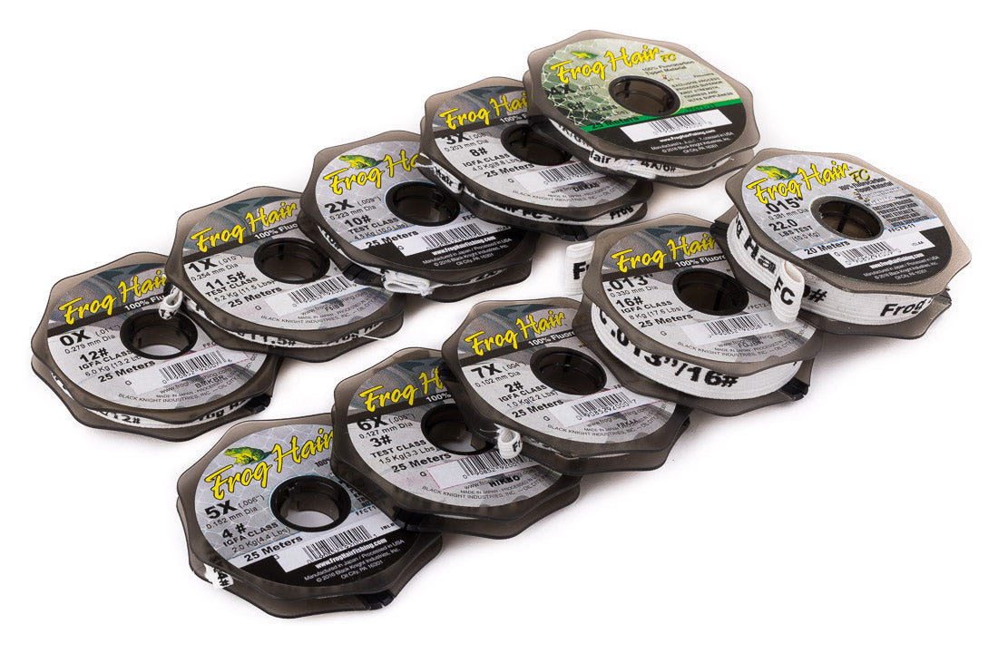 Frog Hair FC 100% Fluorocarbon Tippet Materials