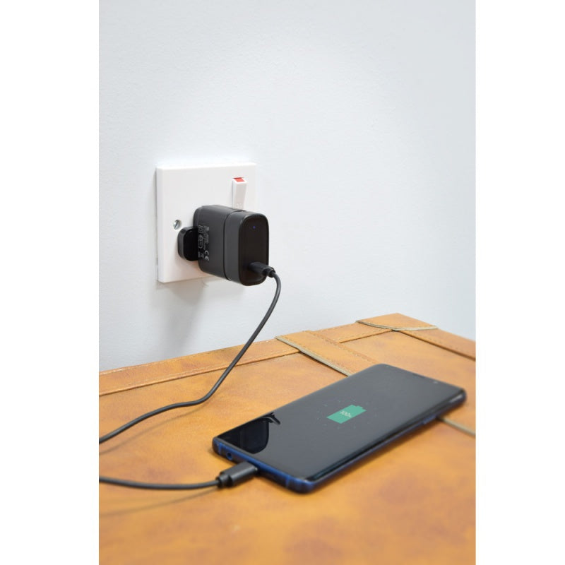 Mercury USB Type-C Quick Charger - Black