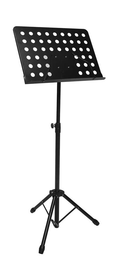 Boston metal music stand with perforated desk (OMS-280)