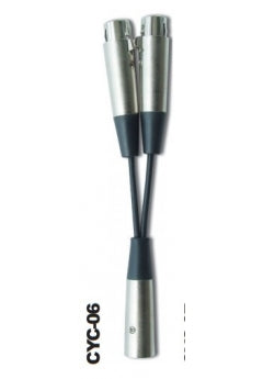 LEEM XLR Male - 2 x XLR Female