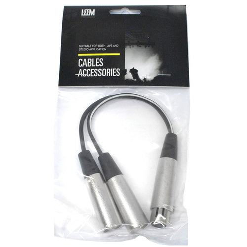 LEEM XLR Female - 2 x XLR Male