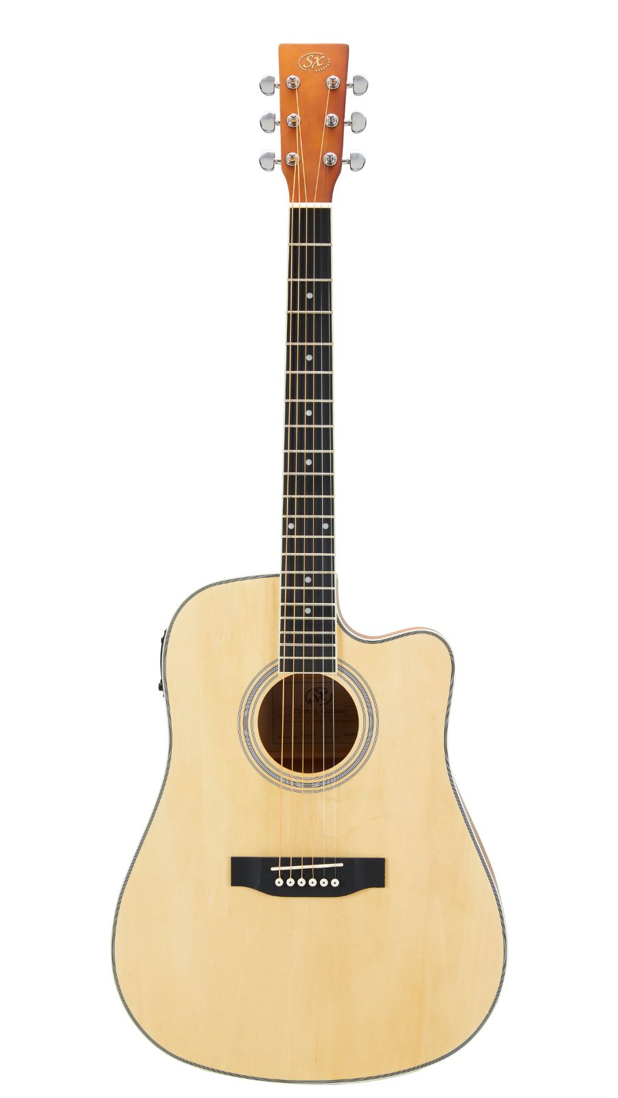 SX Acoustic Guitar Kit - Natural (SD104CEK)