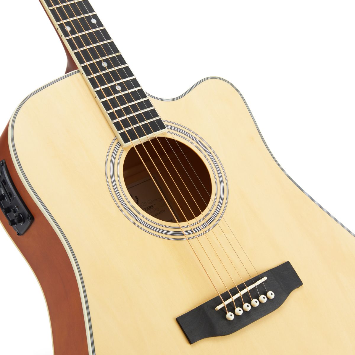 SX Acoustic Guitar Kit - Natural (SD104CEK)