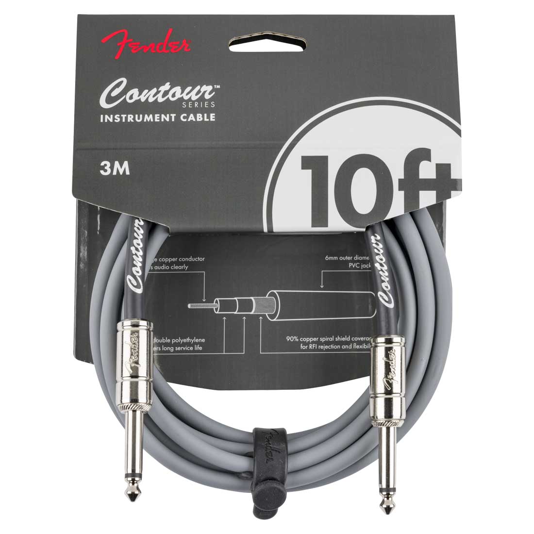 Fender Contour Guitar Cable 10ft
