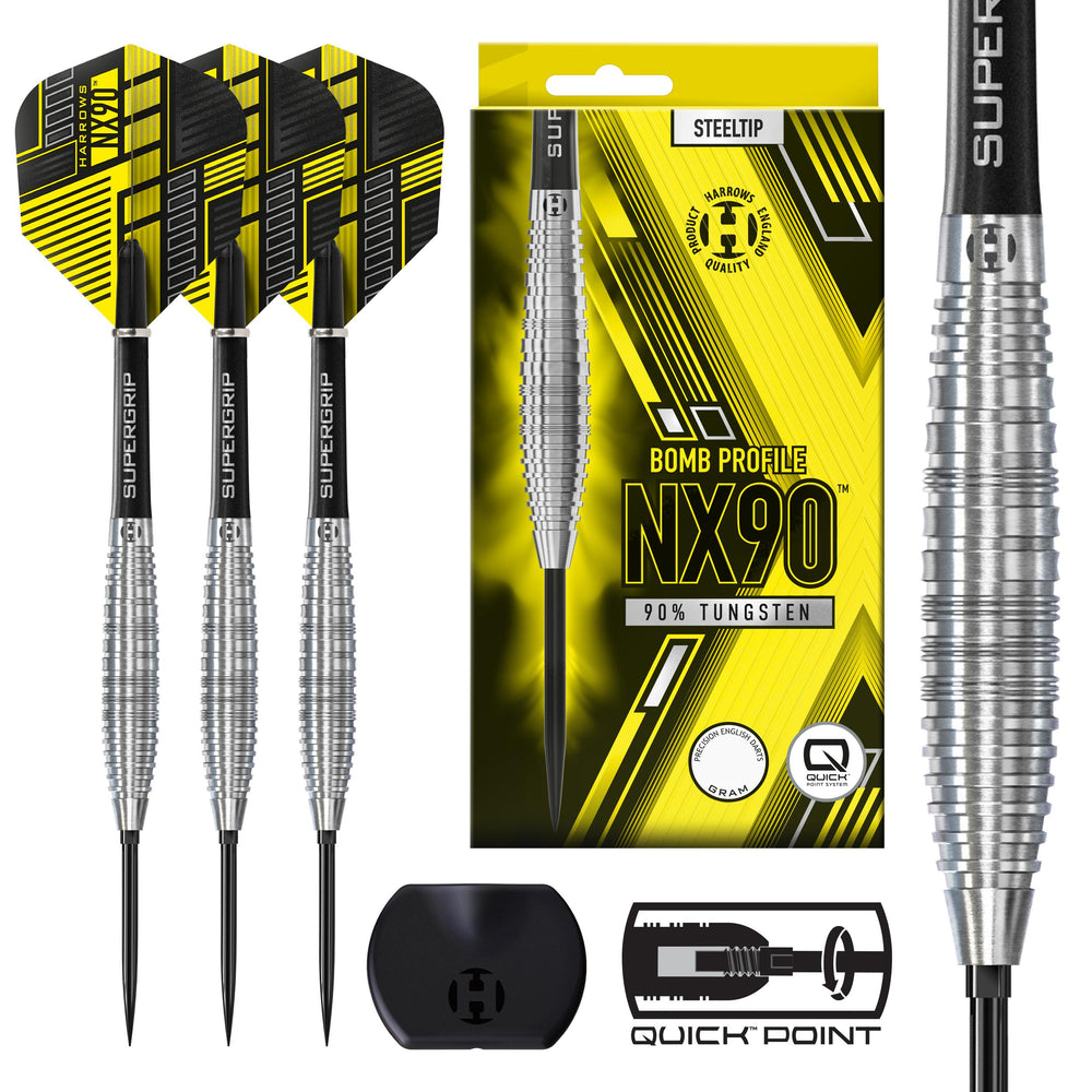 Harrows NX90 Darts ( 90% Tungsten + Steeltip)