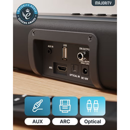 Majority Naga 40 2.1 Bluetooth Soundbar 80W