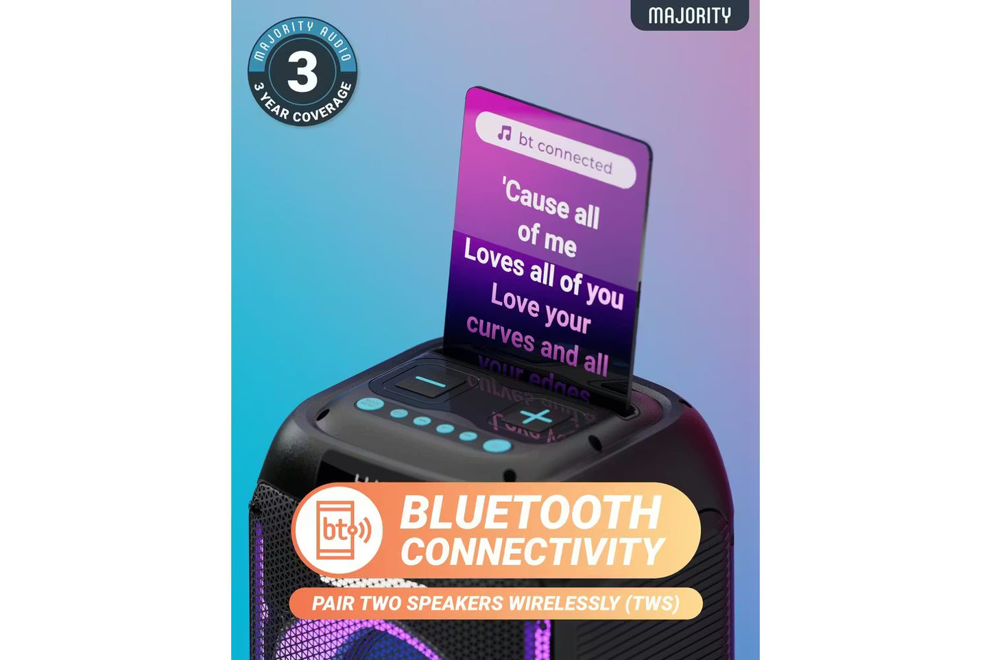 Majority Pulse P1 Party Speaker