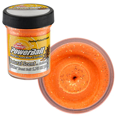 Berkley PowerBait Natural Extra Scent Glitter Trout Bait (50g)