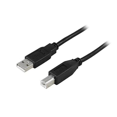 DELTACO USB 2.0 cable Type A male - Type B male 2m