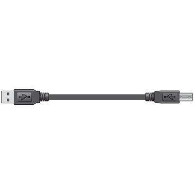 GBC USB 2.0 A Plug to USB B Plug - 1m