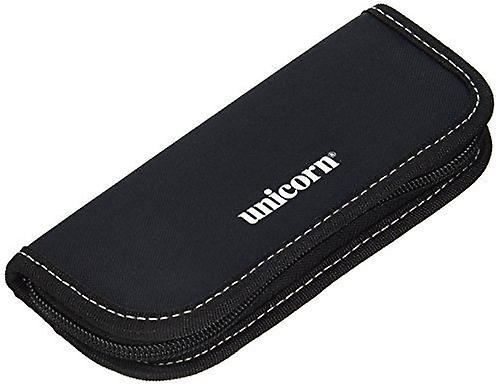 Unicorn Midi Dart Wallet - Black & Silver / Blue Interior 3UP