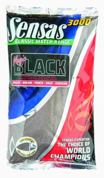 Sensas 3000 Black Magic Groundbait - 1kg