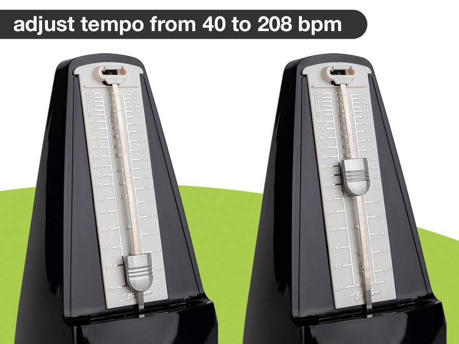 Boston Mechanical Metronome w/ Bell (BMM-60-BK)
