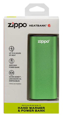 Zippo HeatBank® 6 Rechargeable Hand Warmer