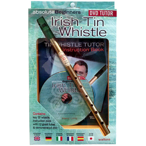 Waltons Absolute Beginners Irish Tin Whistle DVD Pack