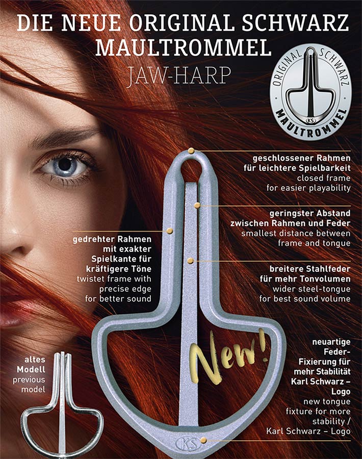 Schwarz Hexe Barbara Mouth Harp