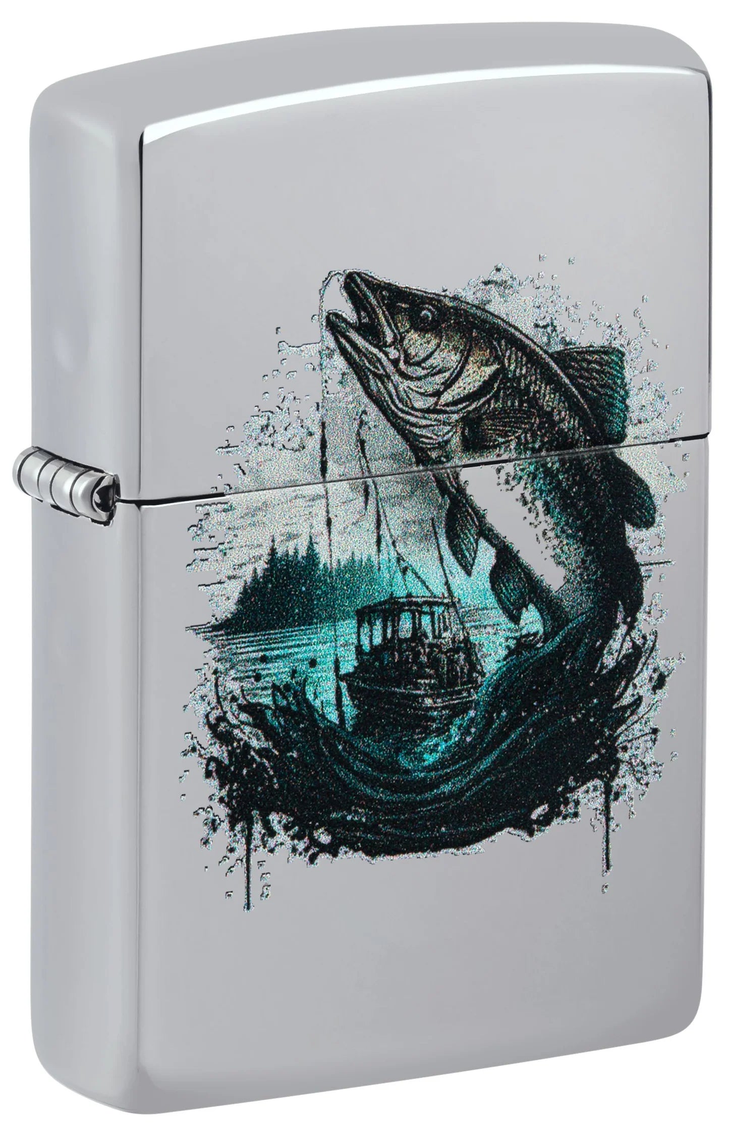 Zippo 250 Fish & Boat Design
